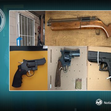 Catean domicilio en la 20 de Noviembre y aseguran armas