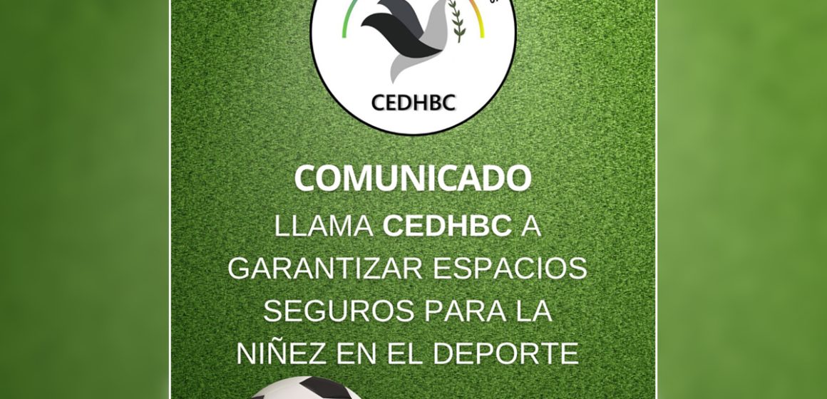 salva Llama CEDHBC a garantizar espacios seguros para la niñez en el deporte