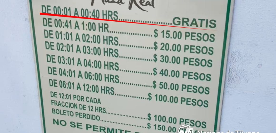 tttttttt Tijuana garantiza estacionamiento gratuito por 40 minutos en Plazas Comerciales