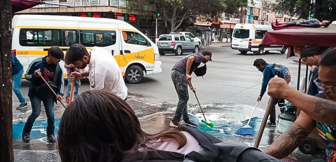 Realiza Gobierno Municipal de Tijuana jornada de limpieza en la Zona Centro