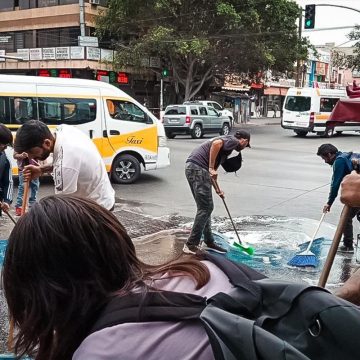 Realiza Gobierno Municipal de Tijuana jornada de limpieza en la Zona Centro