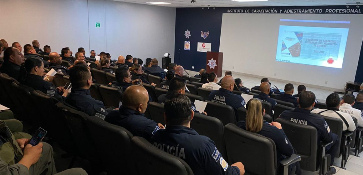 wqe Tijuana capacita a 65 mandos policiales para fortalecer la seguridad ciudadana