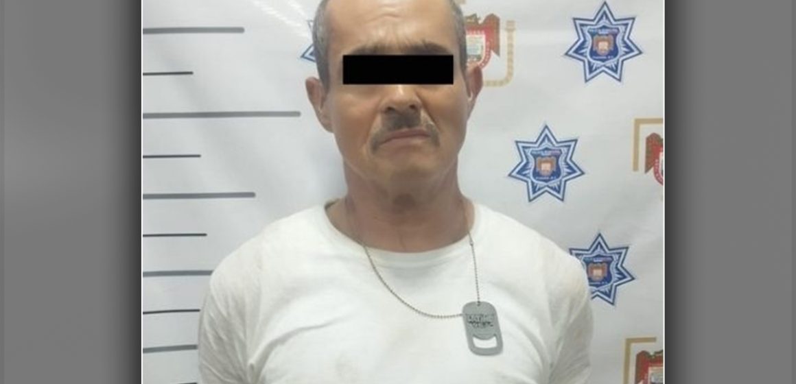 Detienen a hombre tras amenazar a su expareja con arma blanca