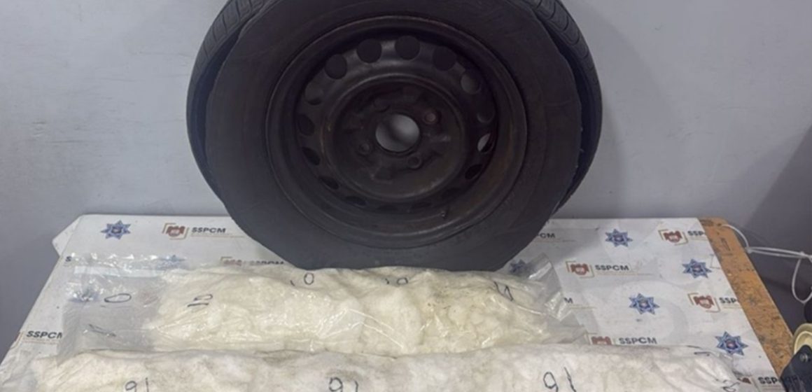 xvc Decomisan más de 11 kilos de ‘cristal’ en Tijuana tras caso de ‘mula ciega’