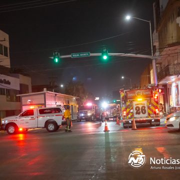 Fuga de gas moviliza a bomberos en la Zona Centro