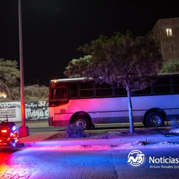 Ataque armado contra chofer de camión de transporte de personal