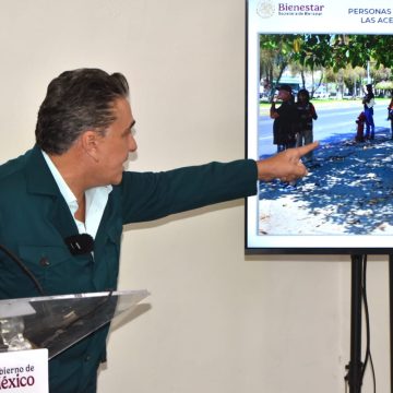 Presenta Ruiz Uribe rostros de personas que estuvieron afiliando en oficinas de Bienestar Federal