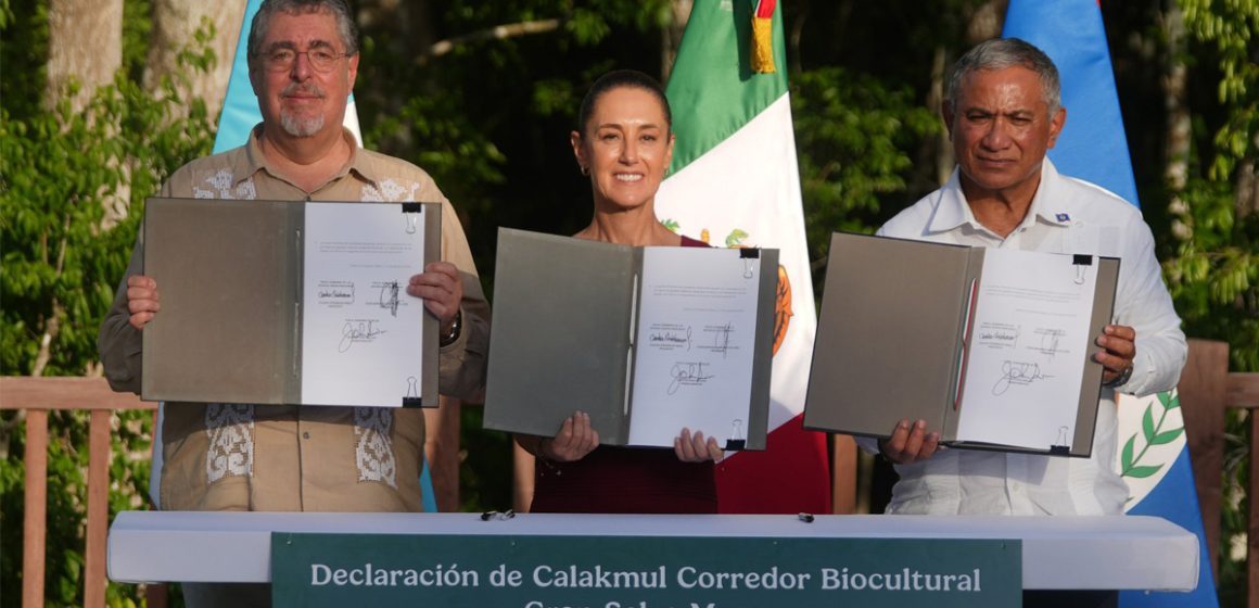 Desarrollarán México, Guatemala y Belice corredor biocultural para preservar la Gran Selva Maya