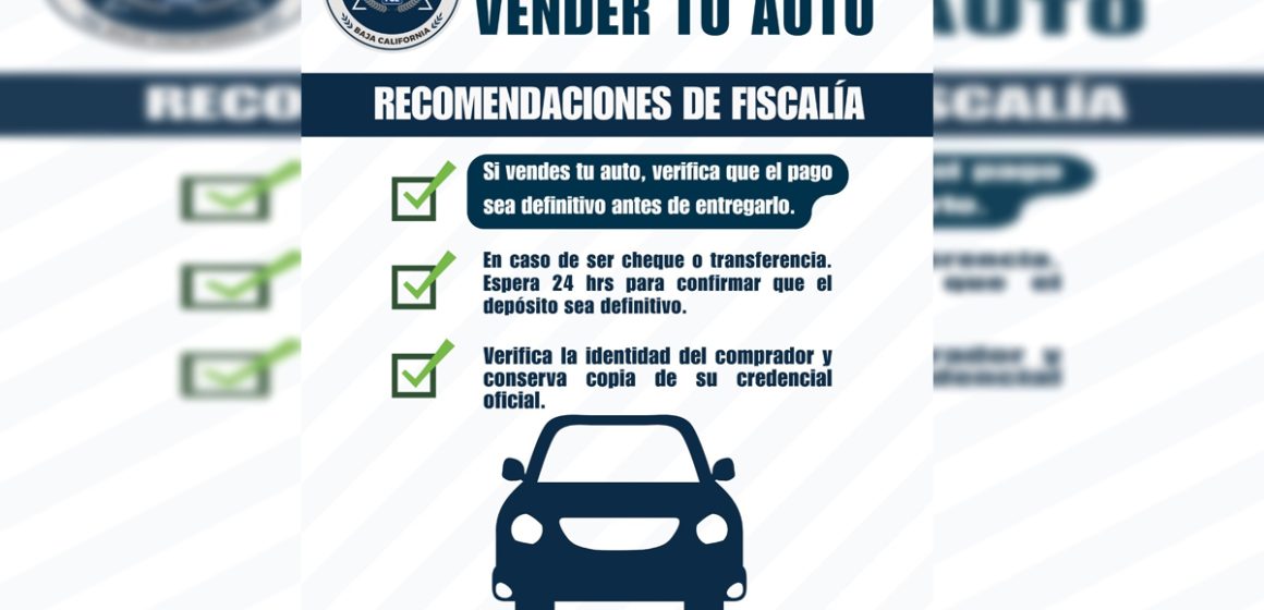 1 Advierte FGE sobre fraudes en compraventa de vehículos