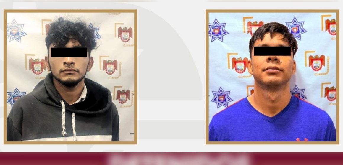 Arrestan a dos que se encontraban prófugos por homicidio, feminicidio y robo con violencia