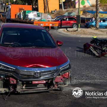 1 Accidente vial en Paseos del Florido genera bloqueo temporal en la circulación