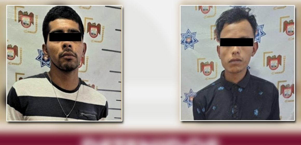 1 Arrestan a dos hombres por robo con violencia