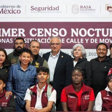 Participa Gobierno del estado en primer censo nocturno de personas en situación de calle