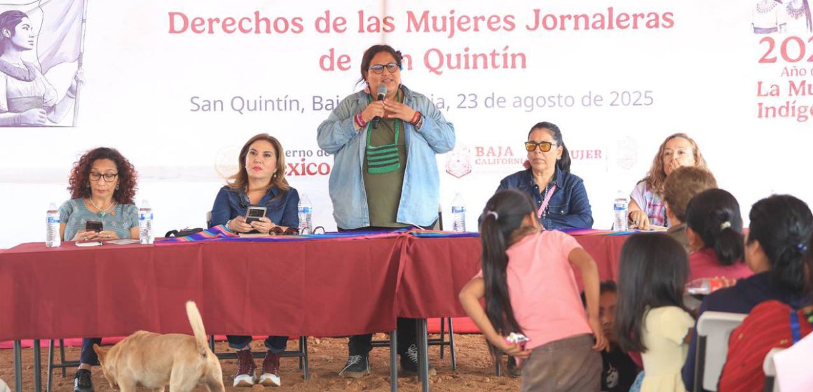 1 Secretaría de las Mujeres realiza encuentro con jornaleras de San Quintín