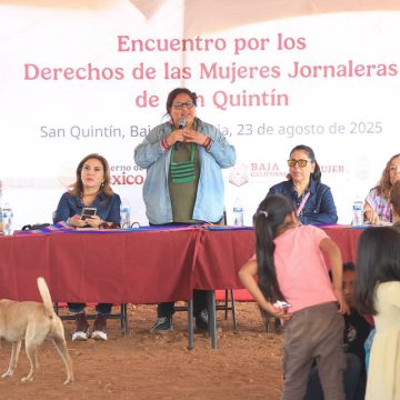 Secretaría de las Mujeres realiza encuentro con jornaleras de San Quintín