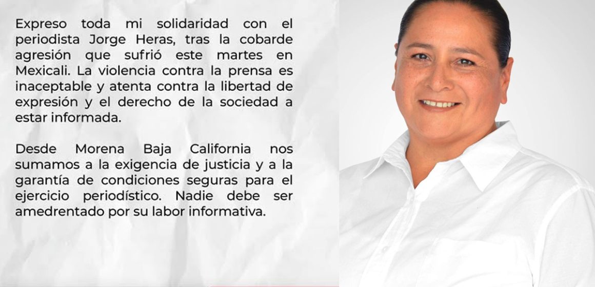 Condena Comité de Morena en BC agresión contra periodista mexicalense Jorge Heras