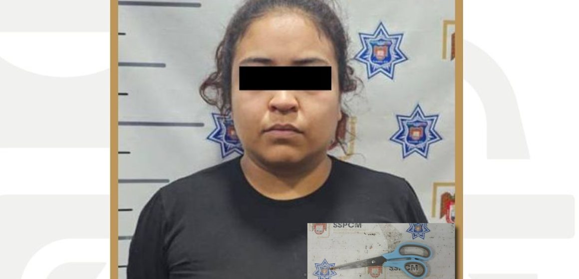 Mujer apuñala a su expareja y es detenida por la Policía Municipal