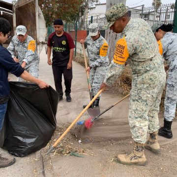 Realiza Sedena jornada de labor social en Tijuana