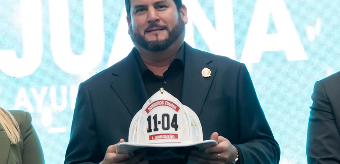 Reconoce Ismael Burgueño labor heroica del Cuerpo de Bomberos de Tijuana