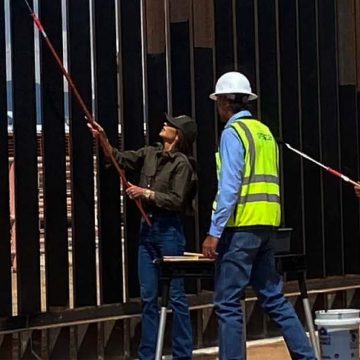 Muro fronterizo será pintado de negro; buscan que suba temperatura para evitar cruces