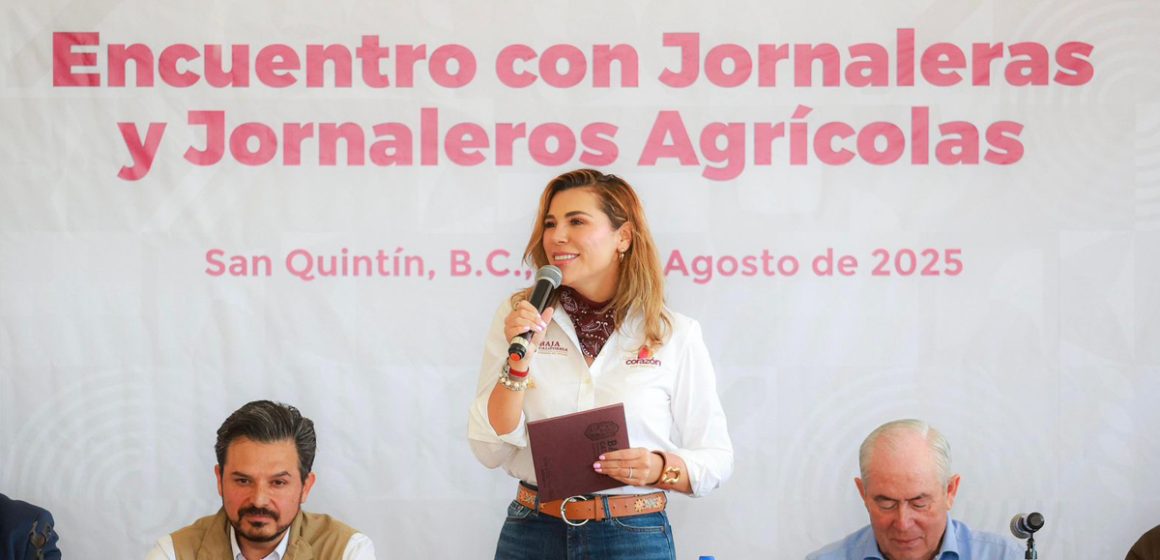 3 Gobernadora Marina del Pilar impulsa con la Federación justicia social para jornaleros de San Quintín