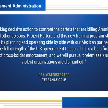 5 DEA y México lanzan el Proyecto Portero contra redes del narcotráfico