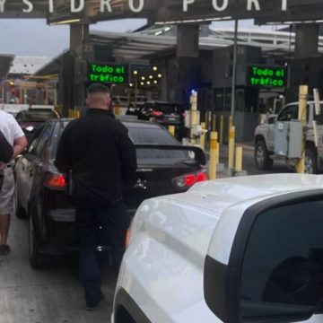 Detienen a conductor en garita de San Ysidro que intentaba cruzar con arma