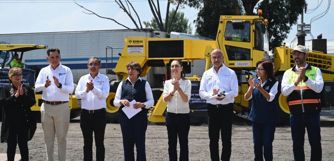 Sheinbaum arranca programa nacional de repavimentación de carreteras federales
