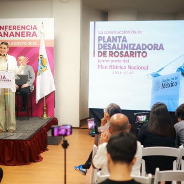 Garantizan abasto de agua en Baja California con desalinizadora en Rosarito
