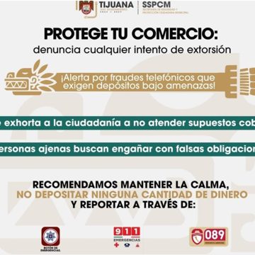Tijuana refuerza la lucha contra la extorsión y llama a denunciar