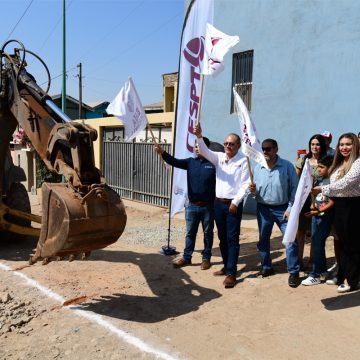 Arranca CESPT obra de drenaje sanitario en Granjas Familias Unidas