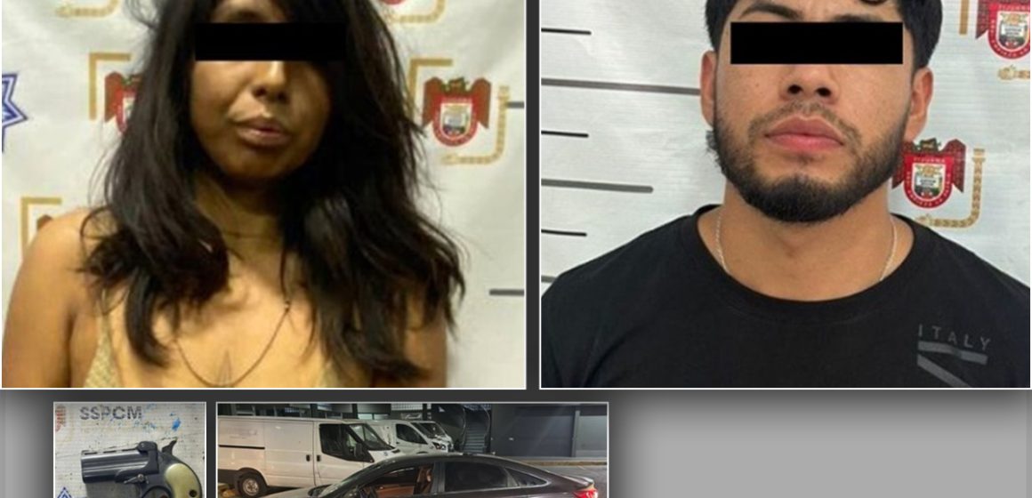 Detienen en Tijuana a dos personas armadas y recuperan auto robado