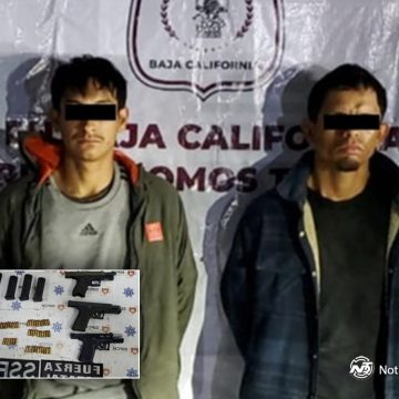 fsd Detienen en Tijuana a dos hombres con armas y droga