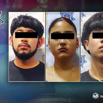 Presentan a los asaltantes de Uber, son 2 menores y una joven de 19 años