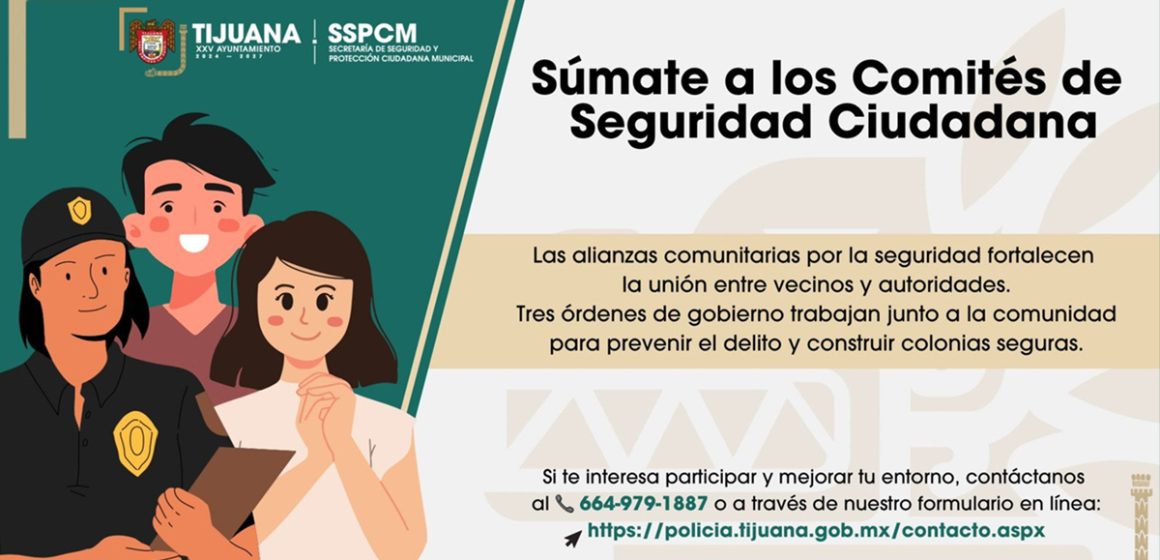 Fortalecen Comités de Seguridad Ciudadana la participación comunitaria y la prevención del delito
