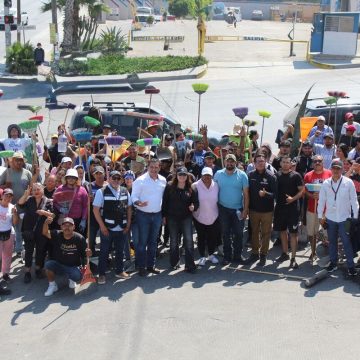 Arturo Aguirre encabeza jornada de limpieza y reforestación en El Florido