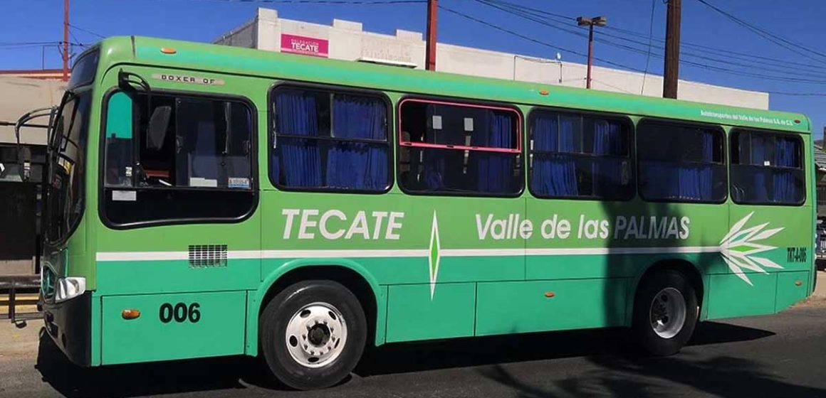 rrr Extiende Tecate horario de transporte público