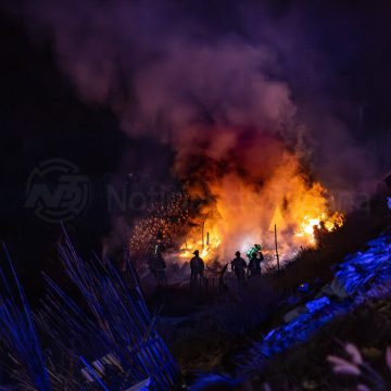 Incendio consume vivienda improvisada en El Soler