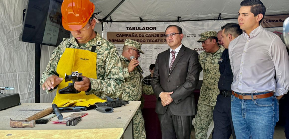 xc Arranca en Tecate campaña de canje de armas de fuego