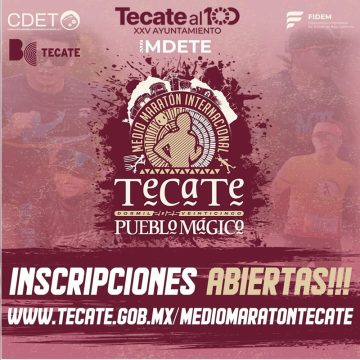 xz Se prepara Tecate para su medio maratón en Octubre