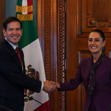 México y Estados Unidos refuerzan cooperación en seguridad durante reunión con Marco Rubio