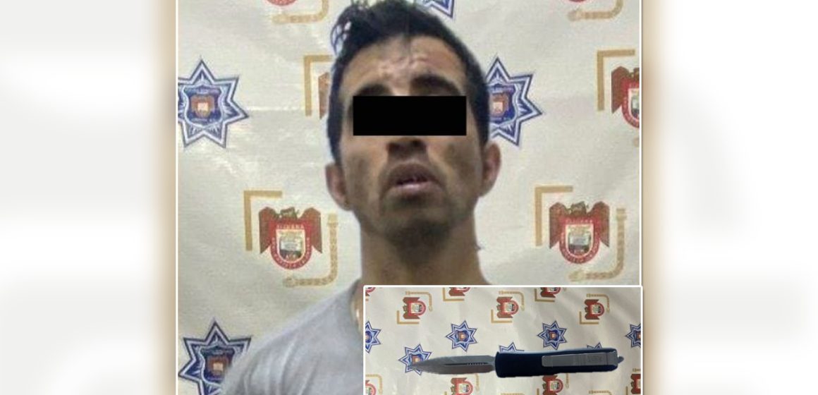 Arrestan a presunto ladrón tras intento de robo violento