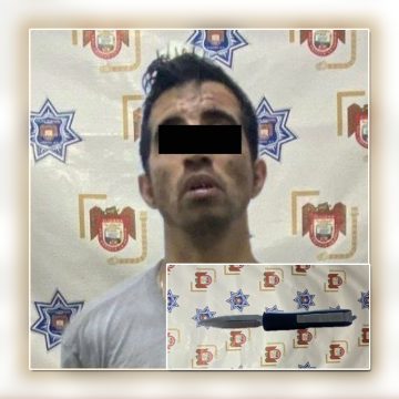 Arrestan a presunto ladrón tras intento de robo violento