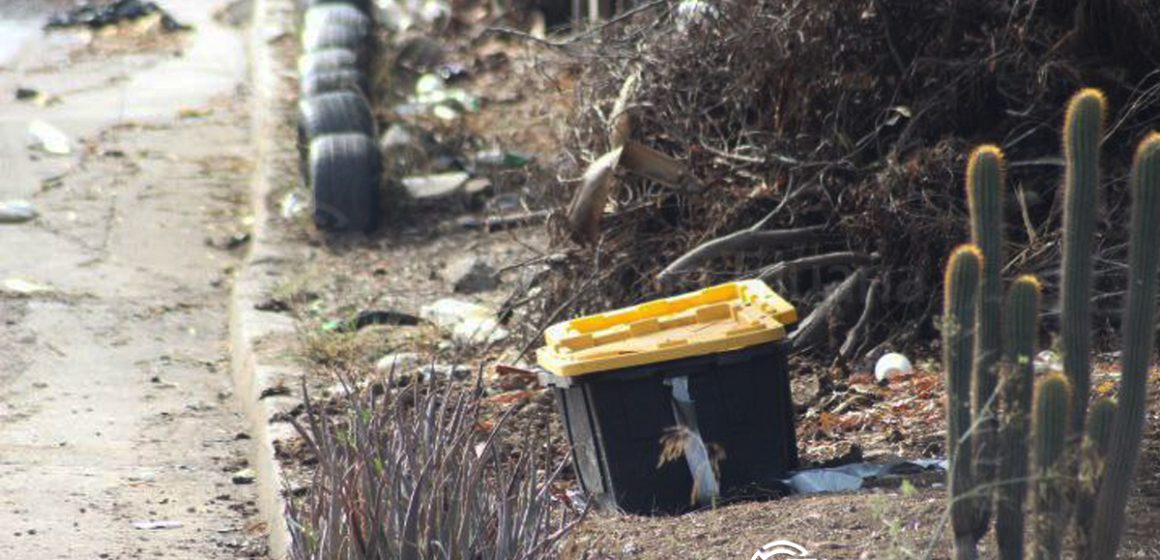 Abandonan restos humanos en dos cajas plásticas en la Libertad Parte Alta