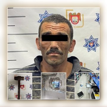 1 Policía arresta a ladrón en farmacia de La Joya