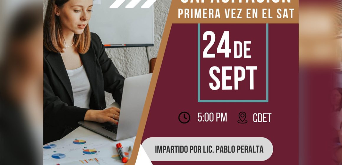 1 Gobierno de Tecate invita a capacitación “Primera vez en el SAT”