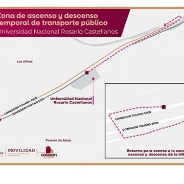 1 IMOS anuncia rutas de transporte público hacia la UNRC de Tijuana