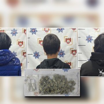 Detiene Policía Municipal a tres menores en posesión de droga