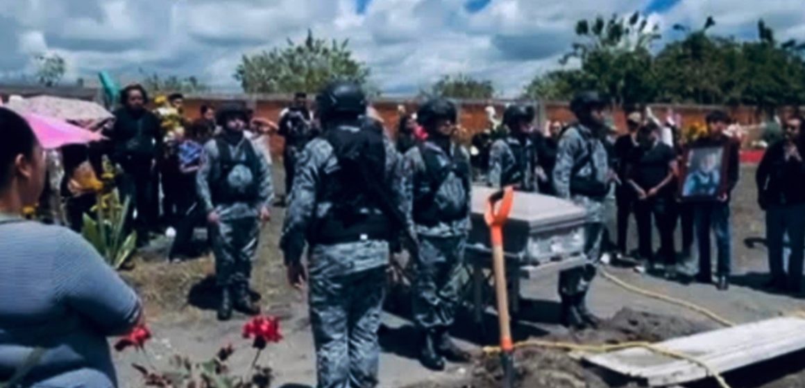 1 Despiden en Puebla a Omar Eliseo, elemento de la GN ultimado en Tijuana