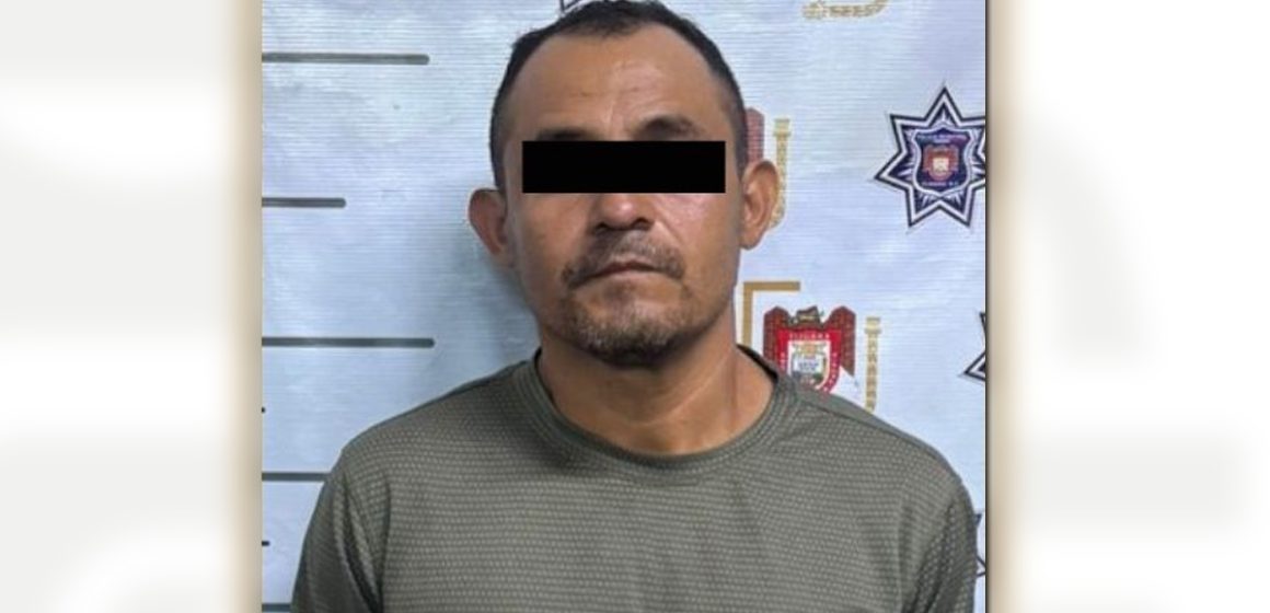 Atiende Policía Municipal caso de violencia familiar y captura al agresor